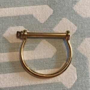 Miansai 18k Gold Plated Screw Cuff Bangle Bracelet